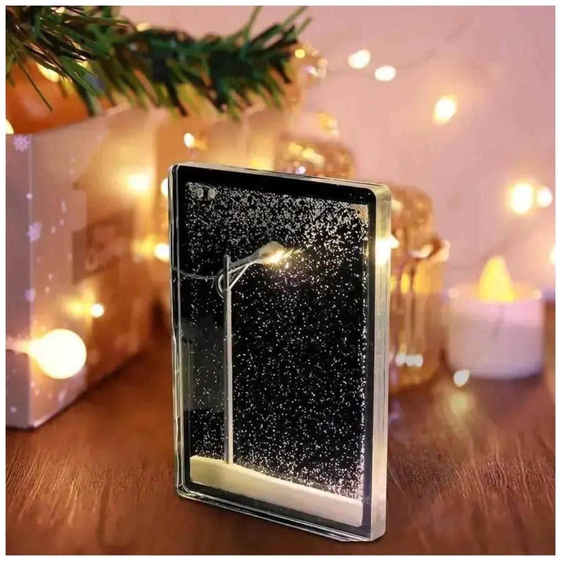 Snow Fall Night Lamp